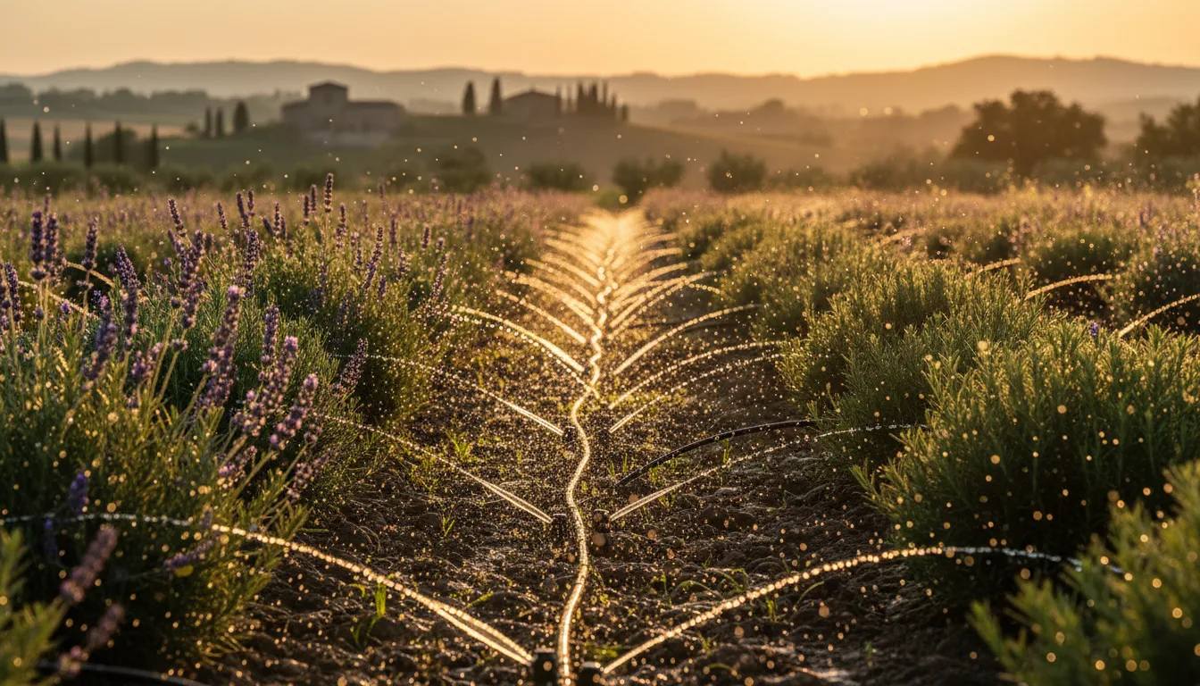 Installazione impianto irrigazione a goccia professionale